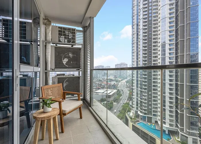 Apartamento Stylish 2 Bedroom With Bathtub And Balcony Uptown Bgc Manila